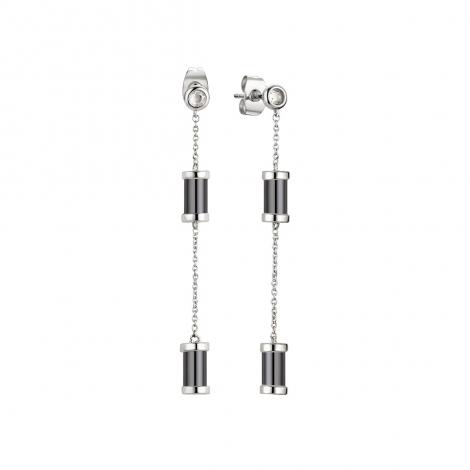 Серьги, вставка: керамика, куб.цирконий, арт.:0220912750ab, SilverWings, рис. 1