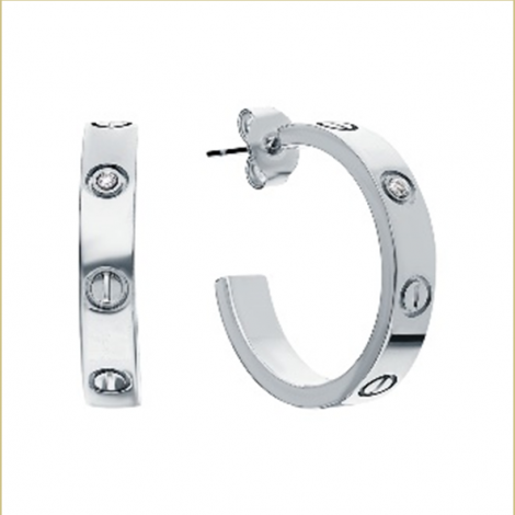 Серьги, вставка: куб.цирконий, арт.:0220912933a, SilverWings, рис. 1