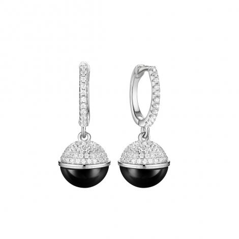 Серьги, вставка: керамика, куб.цирконий, арт.:0220913124ab, SilverWings, рис. 1