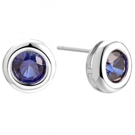 Серьги, вставка: корунд синт., арт.:022091348745c, SilverWings, рис. 1