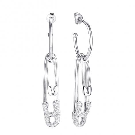 Серьги, вставка: куб.цирконий, арт.:0220914490a, SilverWings, рис. 1