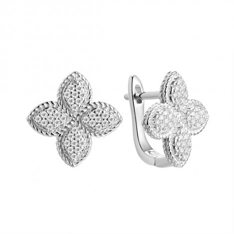 Серьги, вставка: куб.цирконий, арт.:0220915396a, SilverWings, рис. 1