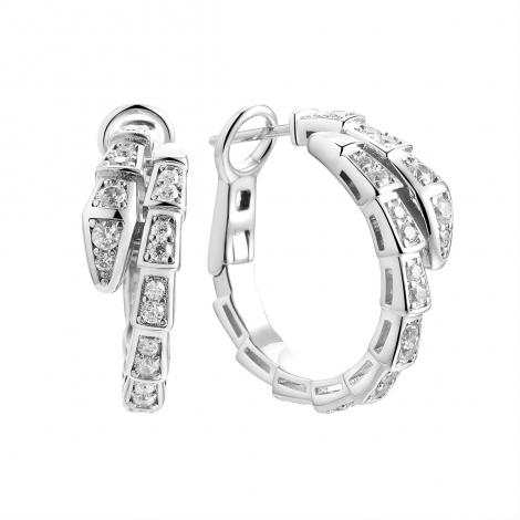 Серьги, вставка: куб.цирконий, арт.:0220915662a, SilverWings, рис. 1