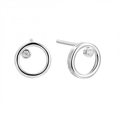 Серьги, вставка: куб. цирконий, арт.:0220915842a, SilverWings, рис. 1