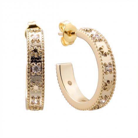 Серьги, вставка: куб.цирконий, арт.:0220916210gp, SilverWings, рис. 1