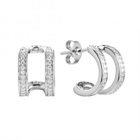 Серьги, вставка: куб.цирконий, арт.:0220916368a, SilverWings, рис. 1