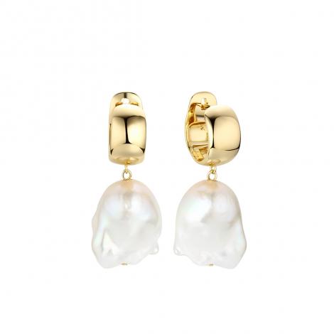 Серьги, вставка: жемчуг "барокко" (культ.), арт.:0220955827gp, SilverWings, рис. 1