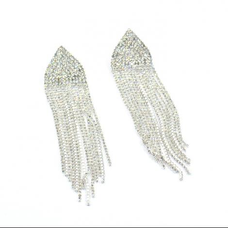 Серьги, вставка: куб.цирконий, арт.:022351129a, SilverWings, рис. 1