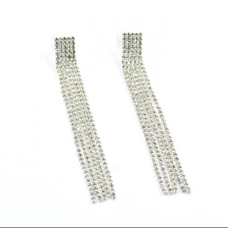 Серьги, вставка: куб.цирконий, арт.:022351149a, SilverWings, рис. 1