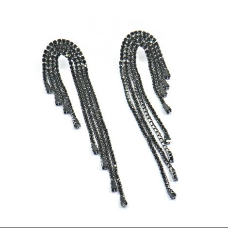 Серьги, вставка: куб.цирконий, арт.:022351153b, SilverWings, рис. 1