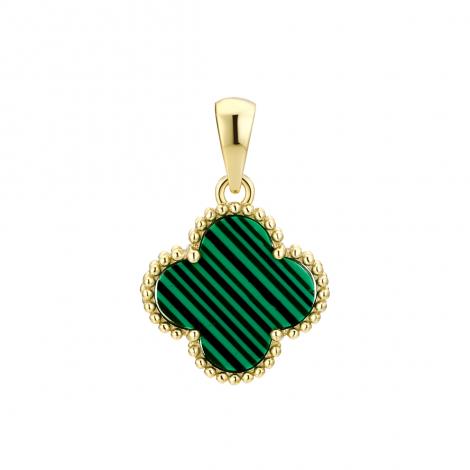 Подвеска, вставка: малахит и., арт.:0320911317gp-e, SilverWings, рис. 1