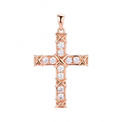 Подвеска, вставка: куб.цирконий, арт.:0320912383pgp, SilverWings, рис. 1