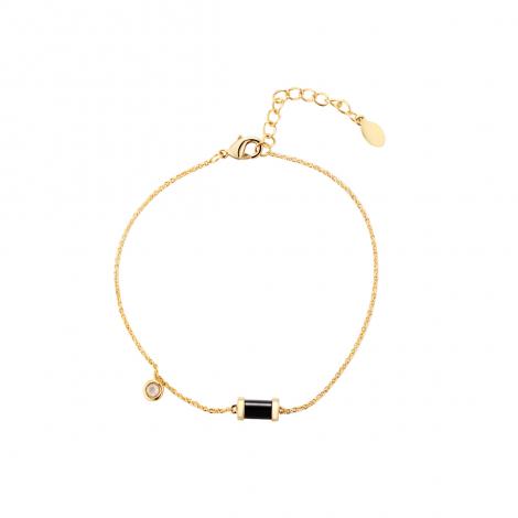 Браслет, вставка: керамика, куб.цирконий, арт.:0420912750gp-b, SilverWings, рис. 1