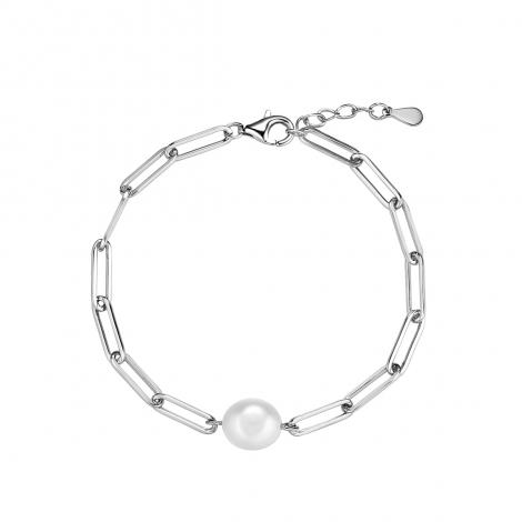 Браслет, вставка: жемчуг "барокко" (культ.), арт.:0420955323a, SilverWings, рис. 1