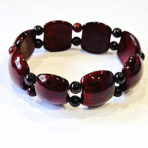 Браслет, вставка: агат, арт.:042121101d, SilverWings, рис. 1