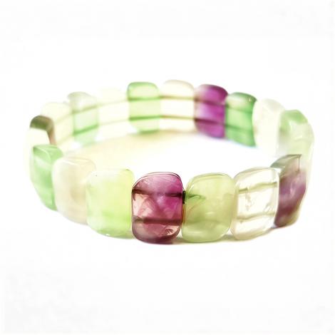 Браслет, вставка: флюорит, арт.:042121196mix, SilverWings, рис. 1