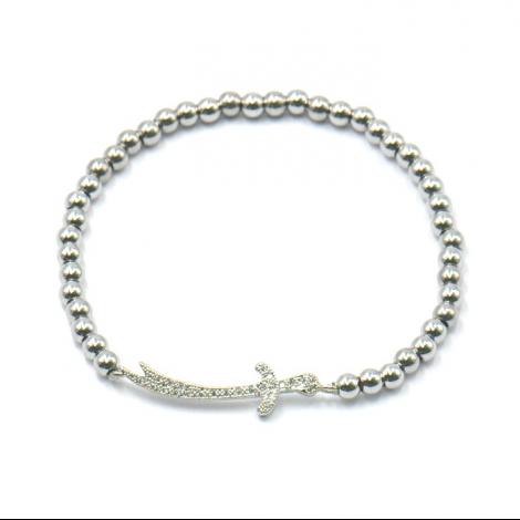 Браслет, вставка: куб.цирконий, арт.:042211343a, SilverWings, рис. 1