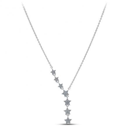 Колье, вставка: куб.цирконий, арт.:051273091, SilverWings, рис. 1