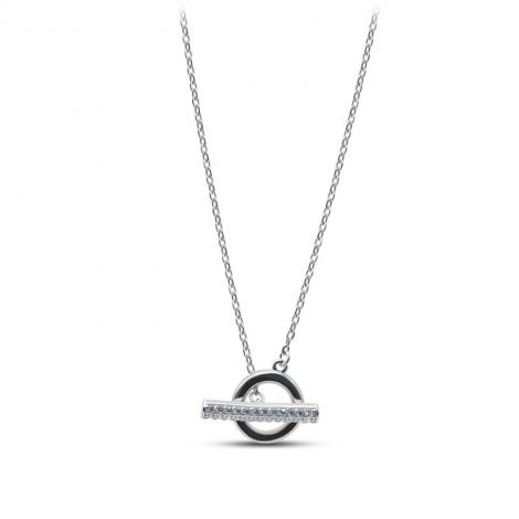 Колье, вставка: куб.цирконий, арт.:05127576a, SilverWings, рис. 1