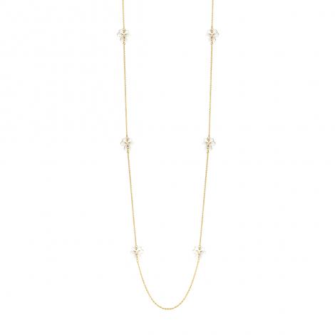 Колье, вставка: керамика, куб.цирконий, арт.:0520913114gp-a, SilverWings, рис. 1