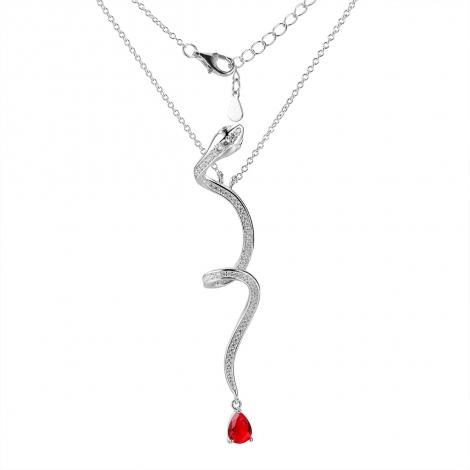 Колье, вставка: нанокристалл, ситалл, куб.цирконий, арт.:0520914651a-d, SilverWings, рис. 1