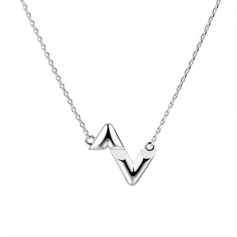 Колье, вставка: куб.цирконий, арт.:0520914980a, SilverWings, рис. 1