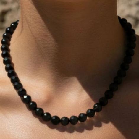 Бусы, вставка: обсидиан, арт.:052121193b, SilverWings, рис. 2