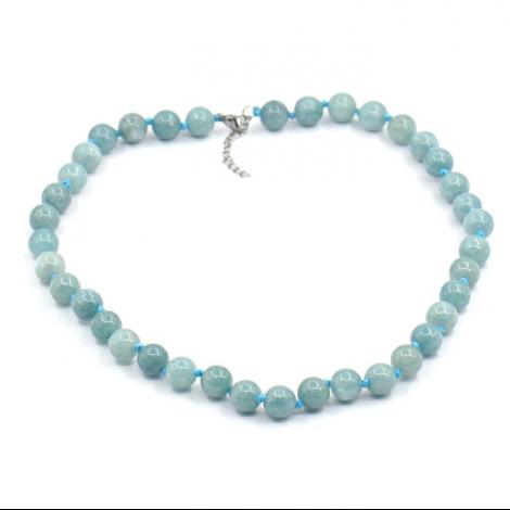 Бусы, вставка: аквамарин, арт.:052121198n, SilverWings, рис. 1