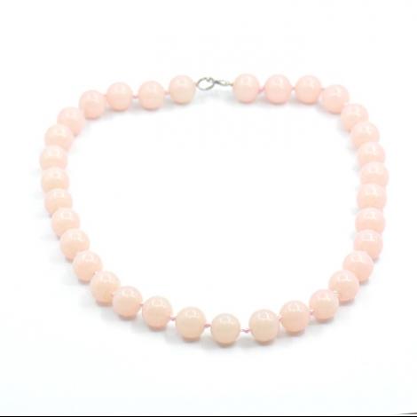 Бусы, вставка: кварц розовый, арт.:052121199o, SilverWings, рис. 1