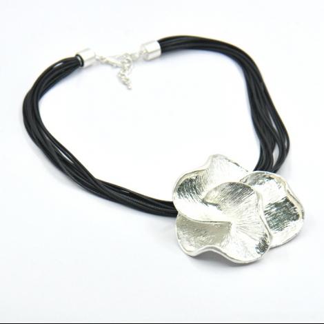 Колье, вставка: вощеный шнур, арт.:052351125a, SilverWings, рис. 1