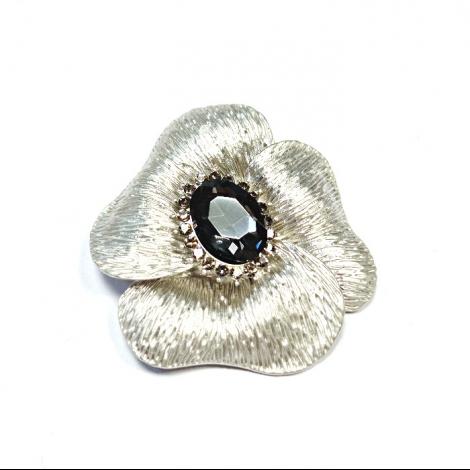 Брошь, вставка: куб.цирконий, кристалл "swarovski", арт.:082411116b-m, SilverWings, рис. 1