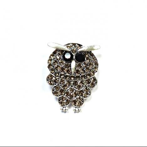 Брошь, вставка: кристалл "swarovski", арт.:082411120j, SilverWings, рис. 1