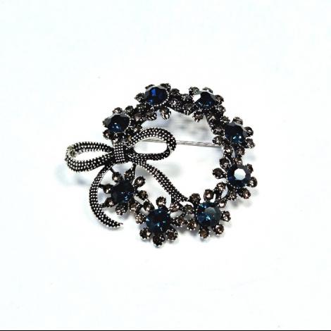 Брошь, вставка: куб.цирконий, арт.:082411144c, SilverWings, рис. 1