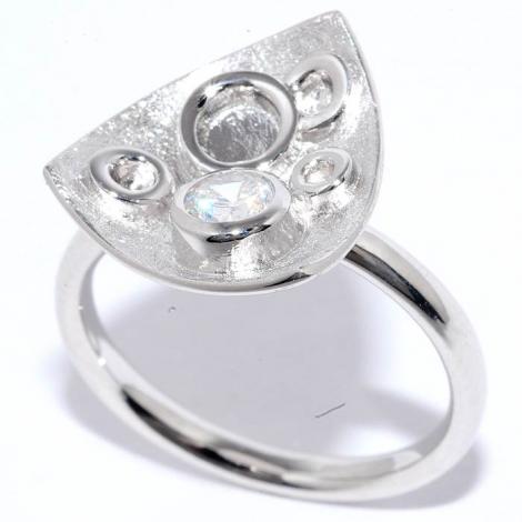 Серебряное кольцо, вставка: куб.цирконий, NEW Космос, арт.:2156r-0036-131, SilverWings, рис. 1