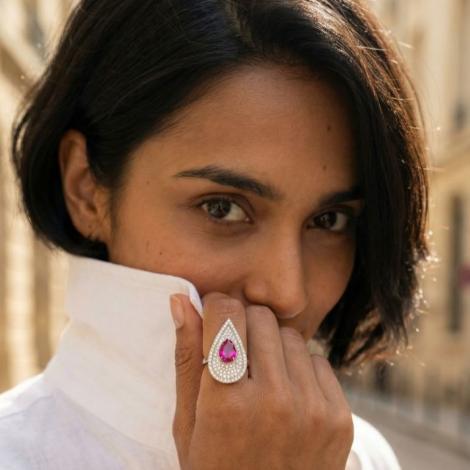 Кольцо, вставка: куб.цирконий, арт.:21qsrgg00610g-19-115, SilverWings, рис. 2