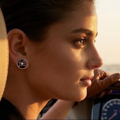 Серьги, вставка: эмаль, куб.цирконий, арт.:220001s-148, SilverWings, рис. 2