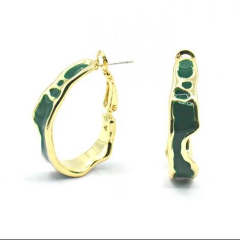 Серьги, вставка: керамика, нанокристалл, арт.:22238926482gp-e, SilverWings, рис. 1