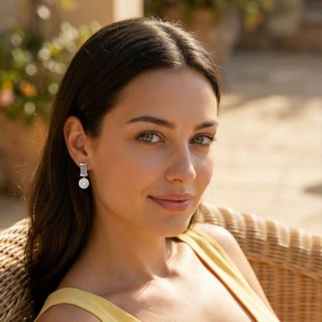 Серьги, вставка: куб.цирконий, арт.:22set16718a-113, SilverWings, рис. 3