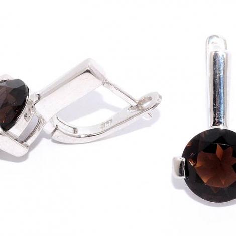 Серьги, вставка: раух топаз, арт.:22veafa01946-19, SilverWings, рис. 1