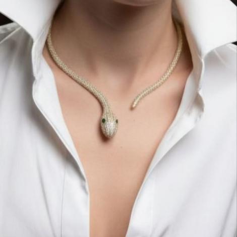 Колье, вставка: куб.цирконий, арт.:252211251gp-e, SilverWings, рис. 2