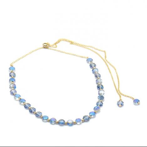 Колье, вставка: кристалл "swarovski", арт.:252401437gp-c, SilverWings, рис. 1