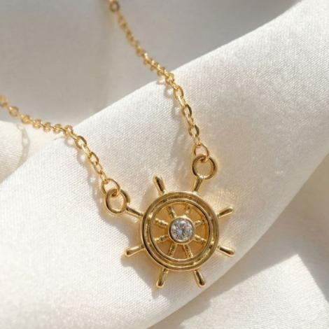 Колье, вставка: куб.цирконий, арт.:25wsgp-113, SilverWings, рис. 3